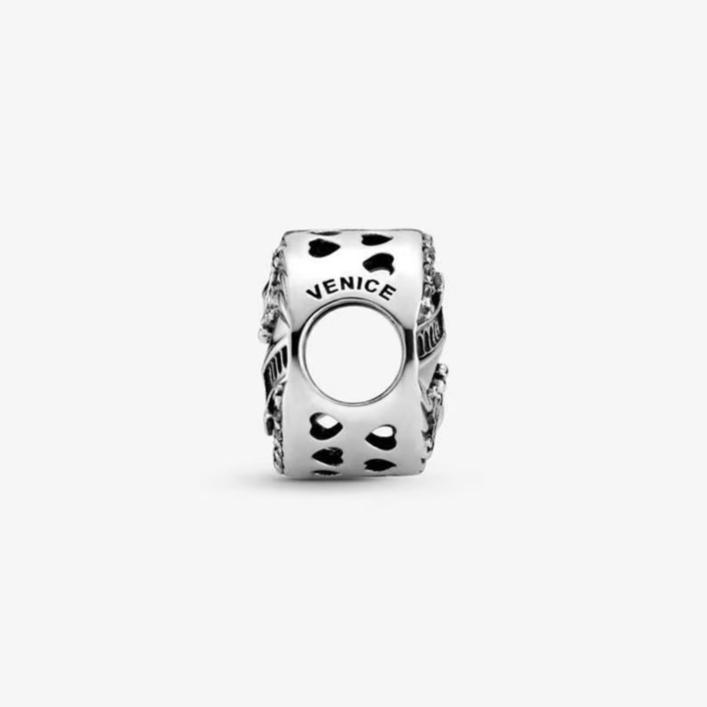 Pandora Venice Gondola Love Travel Italy Silver Charm #228 - Picture 2 of 4